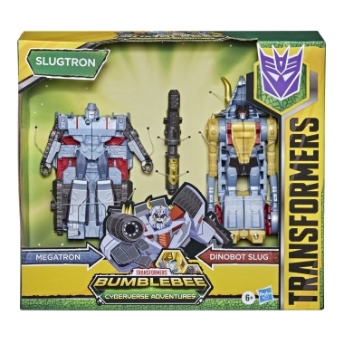 Transformers: Bumblebee Cyberverse Adventures Megatron + Dinobot Slug 11 cm = Slugtron 18 cm