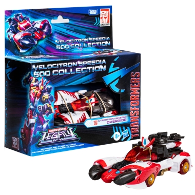 Transformers Generations Legacy Voyager Class Velocitron Speedia 500 Collection: Cybertron Universe Override 18 cm