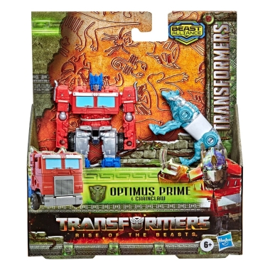 Transformers: Rise of the Beasts Beast Alliance Weaponizer Set 2 figurine articulate - Optimus Prime & Chainclaw 13 cm