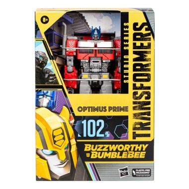 Transformers: Rise of the Beasts Buzzworthy Bumblebee Studio Series Figurina articulata 102BB Optimus Prime 16 cm