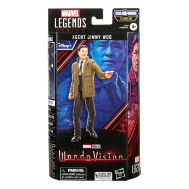 WandaVision Marvel Legends Khonshu BAF: Figurina articulata Agent Jimmy Woo 15 cm