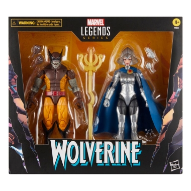 Wolverine 50th Anniversary Marvel Legends Set 2 figurine articulate Wolverine & Lilandra Neramani 15 cm
