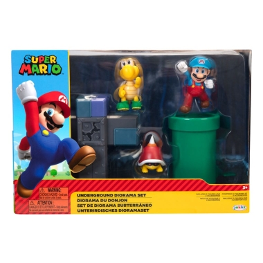 World of Nintendo Super Mario Diorama Set Underground