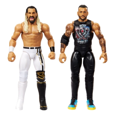 WWE Main Event Showdown Figurine articulate CM Punk vs Seth "Freakin" Rollins 2-Pack 15 cm