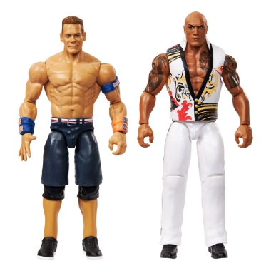 WWE Main Event Showdown Figurina articulata The Rock Final Boss vs John Cena 2-Pack 15 cm