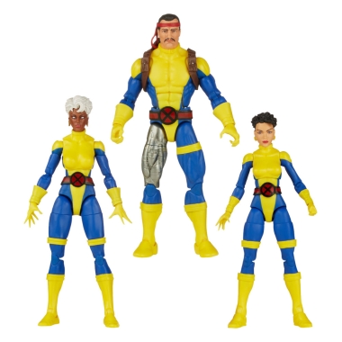 X-Men Editie aniversara 60 ani Marvel Legends Set 3 figurine articulate Storm, Marvel's Forge, Jubilee 15 cm