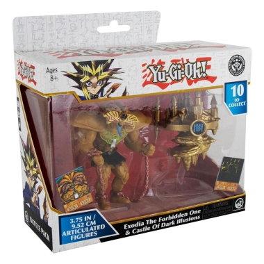 Yu-Gi-Oh! Set de 2 figurine Exodia The Forbidden One & Castle Of Dark Illusions 10 cm